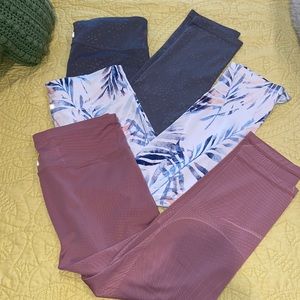 Lot of 3 Gap Body ankle length leggings